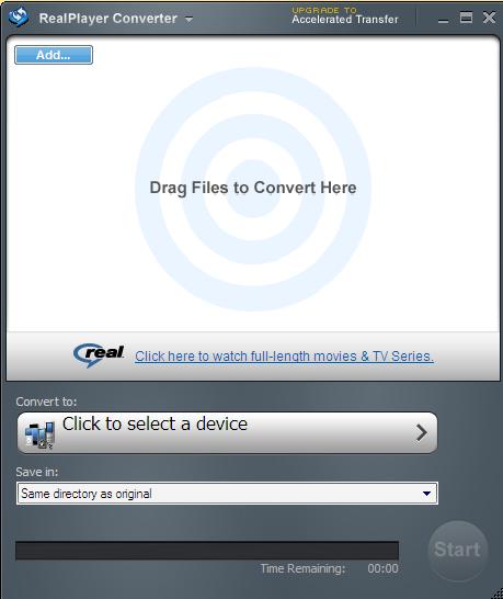 RealPlayer Converter